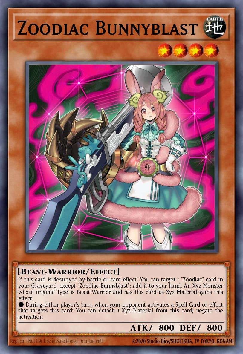 Zoodiac Bunnyblast, Raging Tempest RATE-EN015