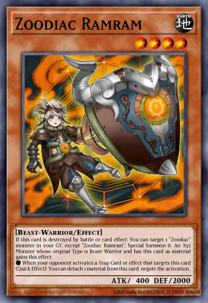 Zoodiac Ramram, Raging Tempest RATE-EN018