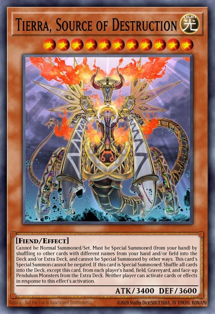 Tierra, Source of Destruction, Raging Tempest RATE-EN027