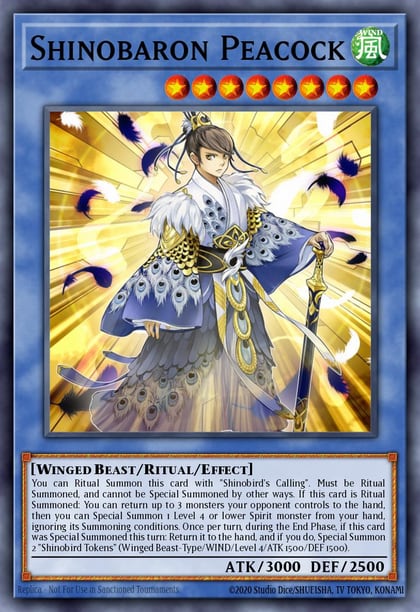 Shinobaron Peacock, Raging Tempest RATE-EN038
