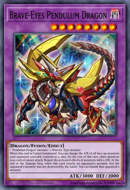 Brave-Eyes Pendulum Dragon, Raging Tempest RATE-EN039