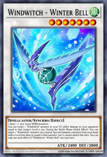 Windwitch - Winter Bell, Raging Tempest RATE-EN043