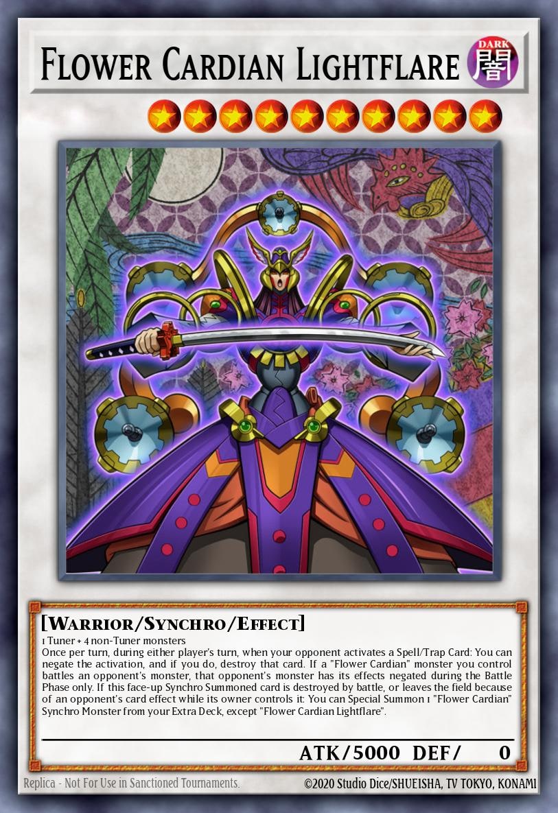 Flower Cardian Lightflare, Raging Tempest RATE-EN045