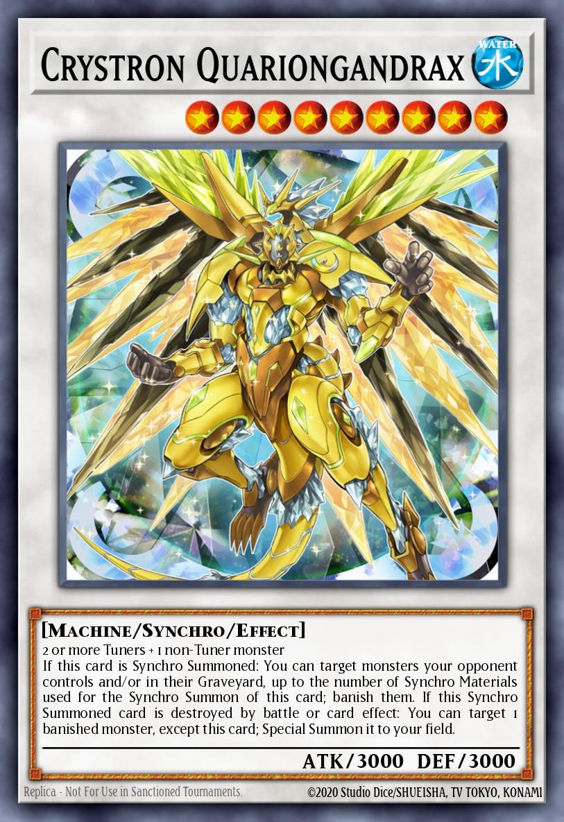 Crystron Quariongandrax, Raging Tempest RATE-EN046