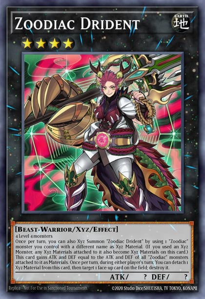 Zoodiac Drident, Raging Tempest RATE-EN053