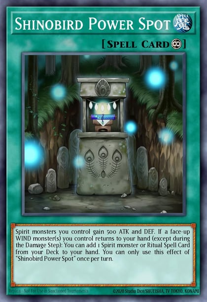 Shinobird Power Spot, Raging Tempest RATE-EN061