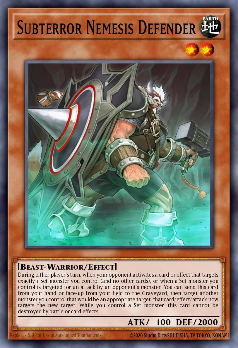 Subterror Nemesis Defender, Raging Tempest RATE-EN082