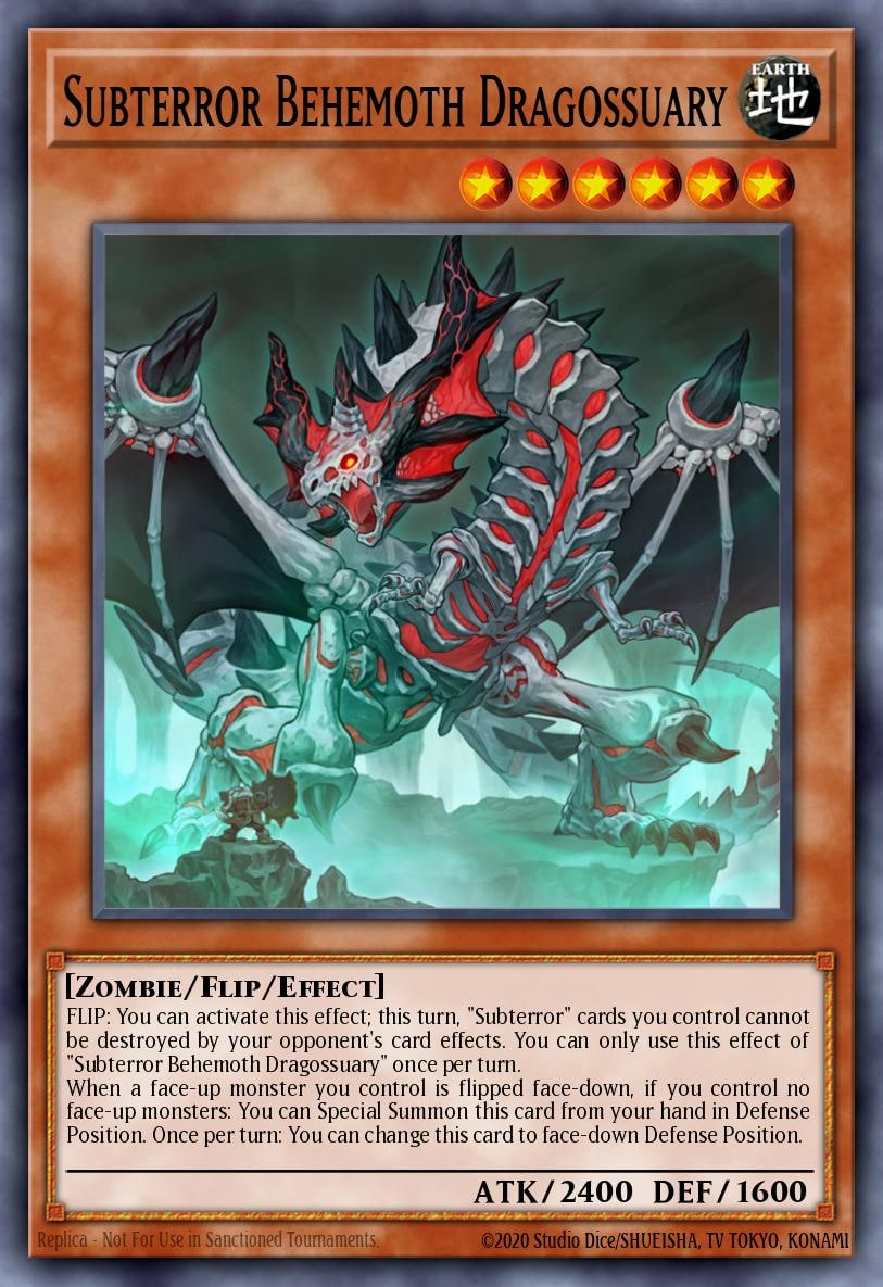Subterror Behemoth Dragossuary, Raging Tempest RATE-EN083