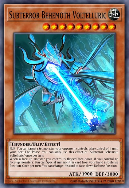 Subterror Behemoth Voltelluric, Raging Tempest RATE-EN084