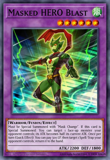 Masked HERO Blast, Raging Tempest RATE-ENSE2