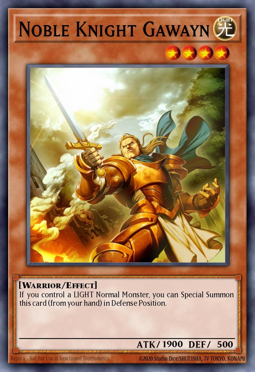 Noble Knight Gawayn, Return of the Duelist REDU-EN000