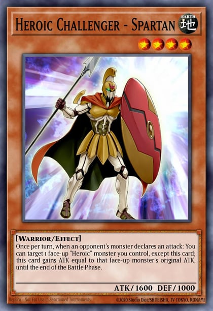 Heroic Challenger - Spartan, Return of the Duelist REDU-EN005