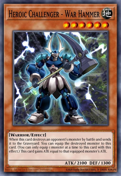 Heroic Challenger - War Hammer, Return of the Duelist REDU-EN006