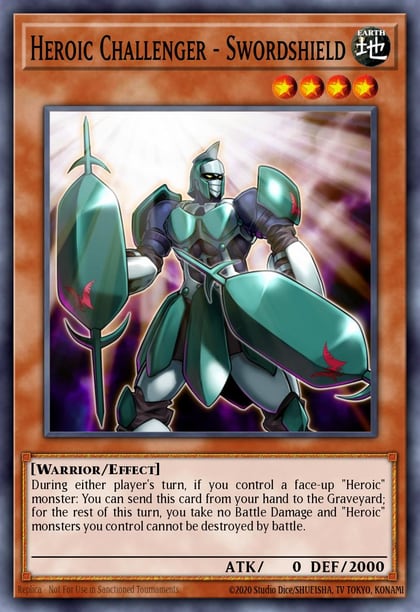 Heroic Challenger - Swordshield, Return of the Duelist REDU-EN007