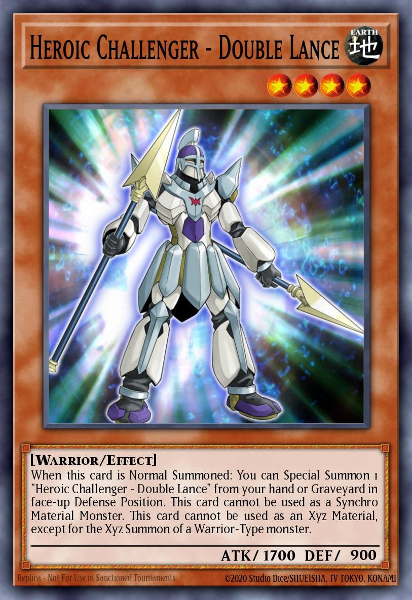 Heroic Challenger - Double Lance, Return of the Duelist REDU-EN008