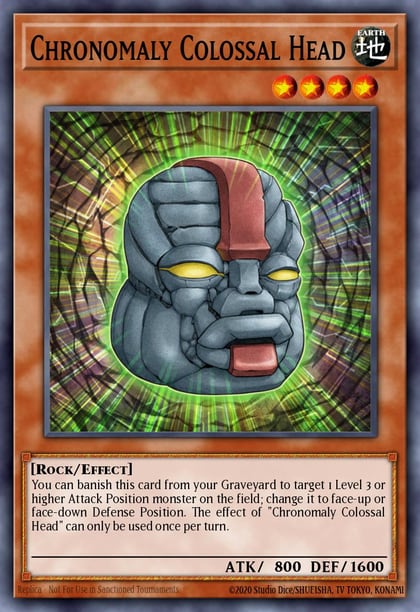 Chronomaly Colossal Head, Return of the Duelist REDU-EN010