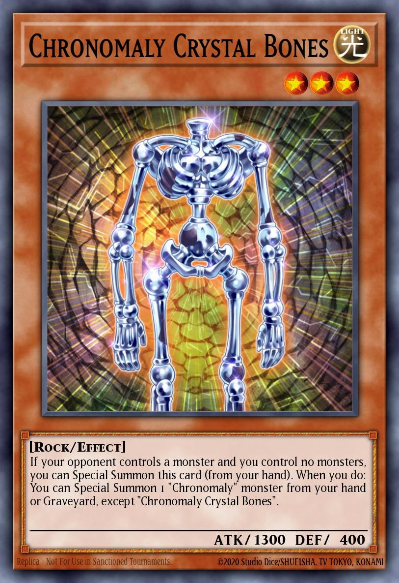 Chronomaly Crystal Bones, Return of the Duelist REDU-EN012