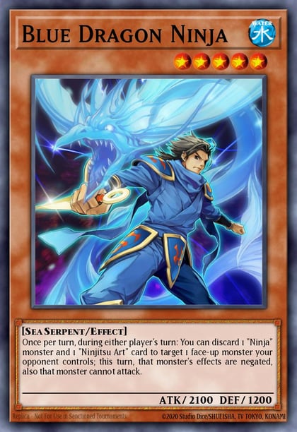 Blue Dragon Ninja, Return of the Duelist REDU-EN083