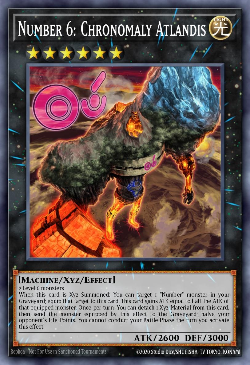 Number 6: Chronomaly Atlandis, Return of the Duelist REDU-EN092