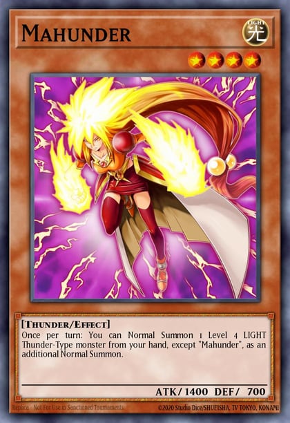 Mahunder, Return of the Duelist REDU-EN096