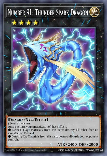 Number 91: Thunder Spark Dragon (UTR), Return of the Duelist REDU-EN098