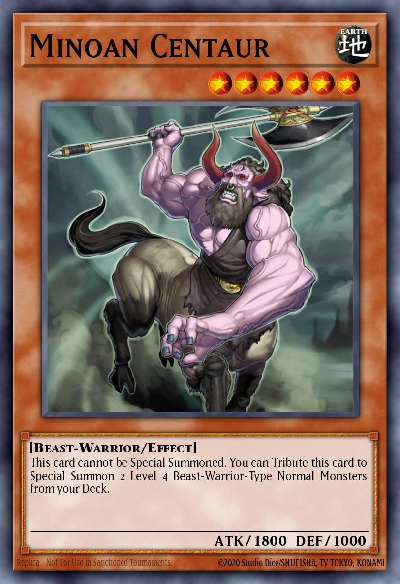 Minoan Centaur, Raging Battle RGBT-EN028