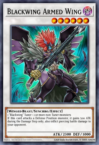 Blackwing Armed Wing, Raging Battle RGBT-EN041