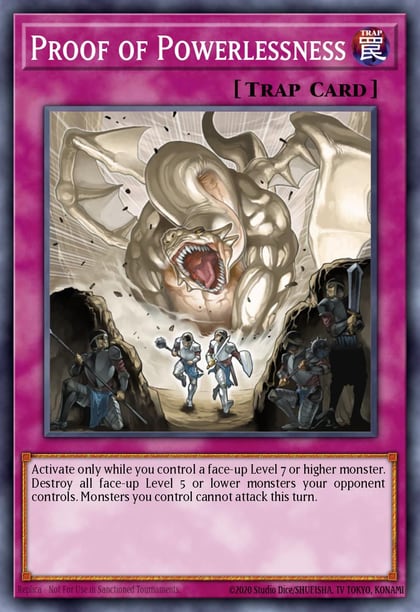 Proof of Powerlessness, Raging Battle RGBT-EN076