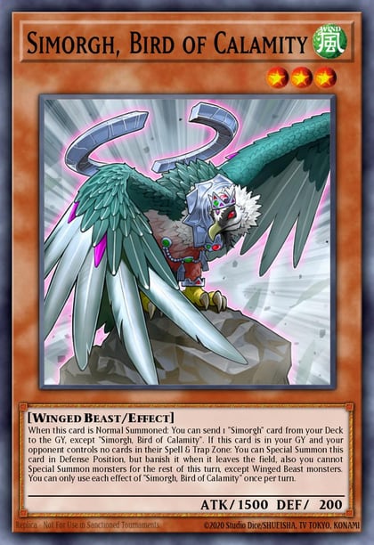 Simorgh, Bird of Calamity, Rising Rampage RIRA-EN019