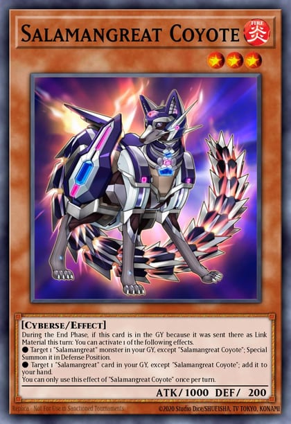 Salamangreat Coyote, Rising Rampage RIRA-ENSE1