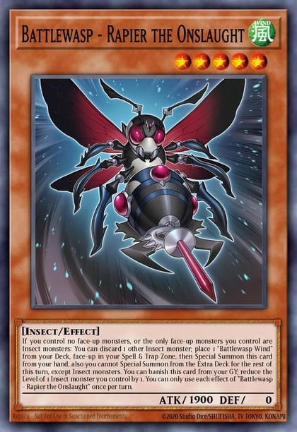Battlewasp - Rapier the Onslaught, Rage of the Abyss ROTA-EN009