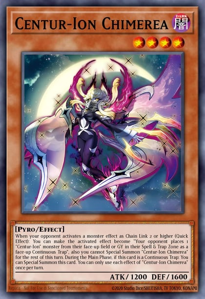 Centur-Ion Chimerea (Quarter Century Secret Rare), Rage of the Abyss ROTA-EN016
