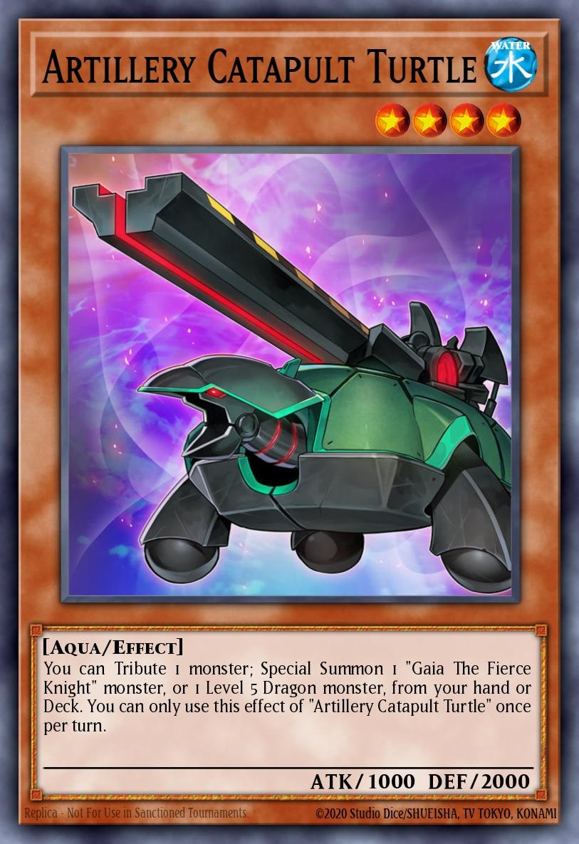 Artillery Catapult Turtle, Rise of the Duelist ROTD-EN003