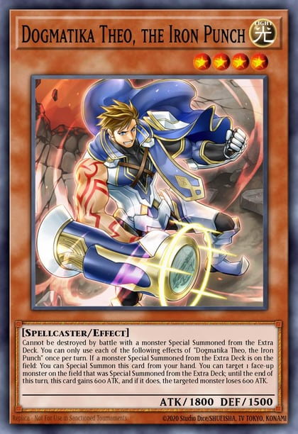 Dogmatika Theo, the Iron Punch, Rise of the Duelist ROTD-EN006