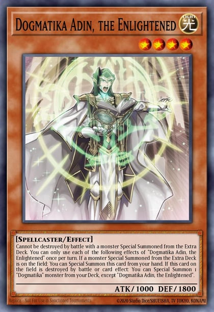 Dogmatika Adin, the Enlightened, Rise of the Duelist ROTD-EN007