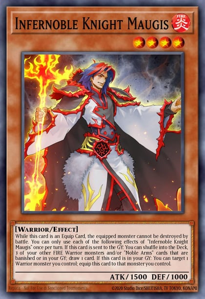 Infernoble Knight Maugis, Rise of the Duelist ROTD-EN015