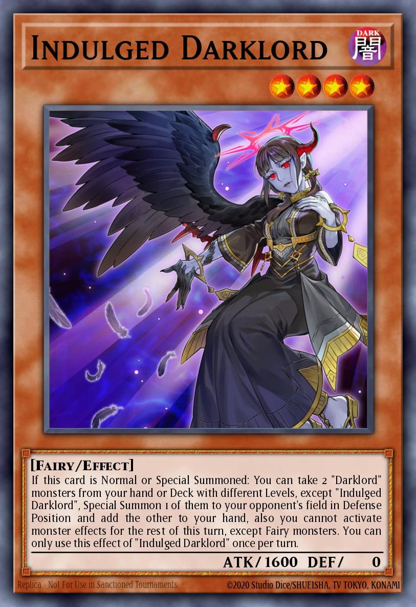 Indulged Darklord, Rise of the Duelist ROTD-EN024