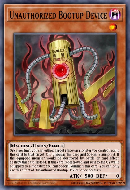 Unauthorized Bootup Device, Rise of the Duelist ROTD-EN027