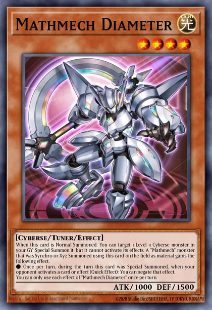 Mathmech Diameter, Rise of the Duelist ROTD-EN028