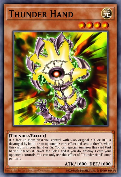 Thunder Hand, Rise of the Duelist ROTD-EN031