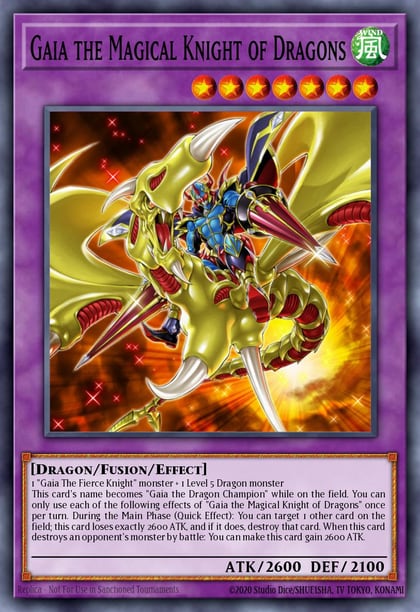 Gaia the Magical Knight of Dragons, Rise of the Duelist ROTD-EN037