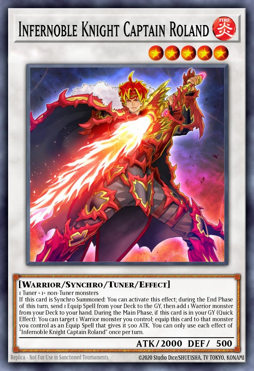 Infernoble Knight Captain Roland, Rise of the Duelist ROTD-EN041