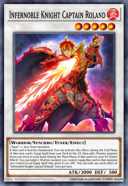 Infernoble Knight Captain Roland, Rise of the Duelist ROTD-EN041