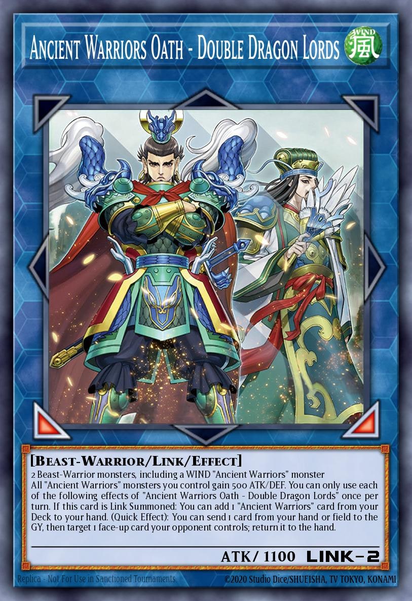 Ancient Warriors Oath - Double Dragon Lords, Rise of the Duelist ROTD-EN048