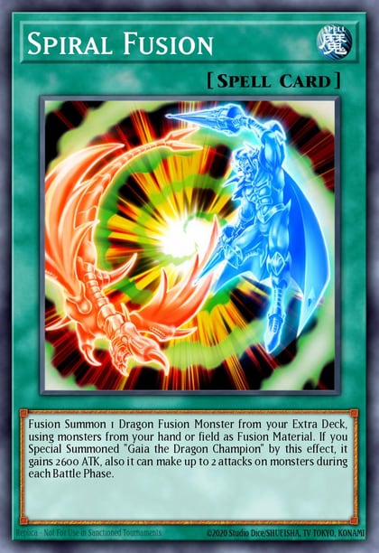 Spiral Fusion, Rise of the Duelist ROTD-EN050