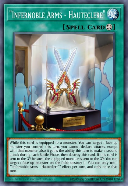 "Infernoble Arms - Hauteclere", Rise of the Duelist ROTD-EN054