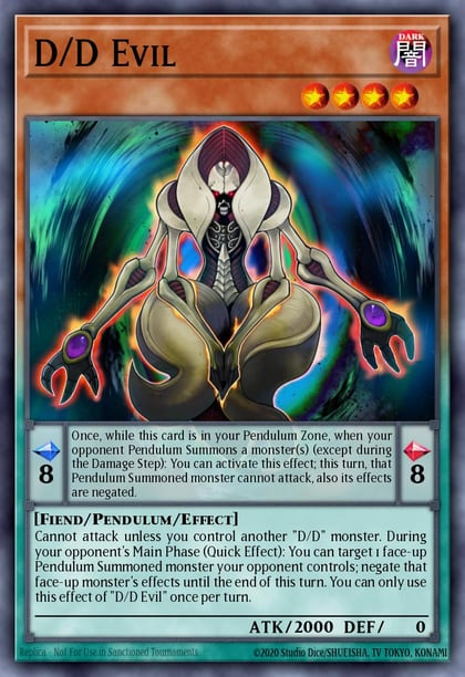 D/D Evil, Rise of the Duelist ROTD-EN085