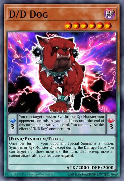 D/D Dog, Rise of the Duelist ROTD-EN091