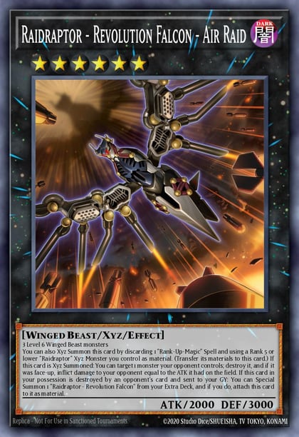 Raidraptor - Revolution Falcon - Air Raid, Rise of the Duelist ROTD-EN095