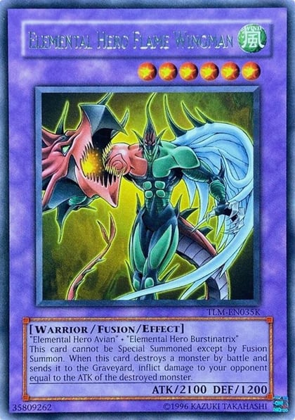 Elemental HERO Flame Wingman (TLM-EN035K), Redemption Replacement TLM-EN035K
